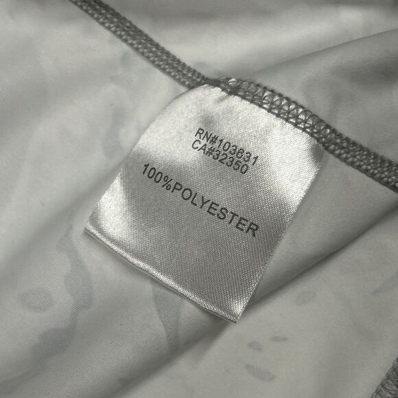 Simms SolarFlex Veil Camo Mens Large Long Sleeve Shirt Gray White Fishing UPF50 - Picture 5 of 8